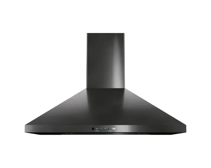 GE - 30 Inch 350 CFM Wall Mount and Chimney Range Vent in Black Stainless - JVW5301BJTSC
