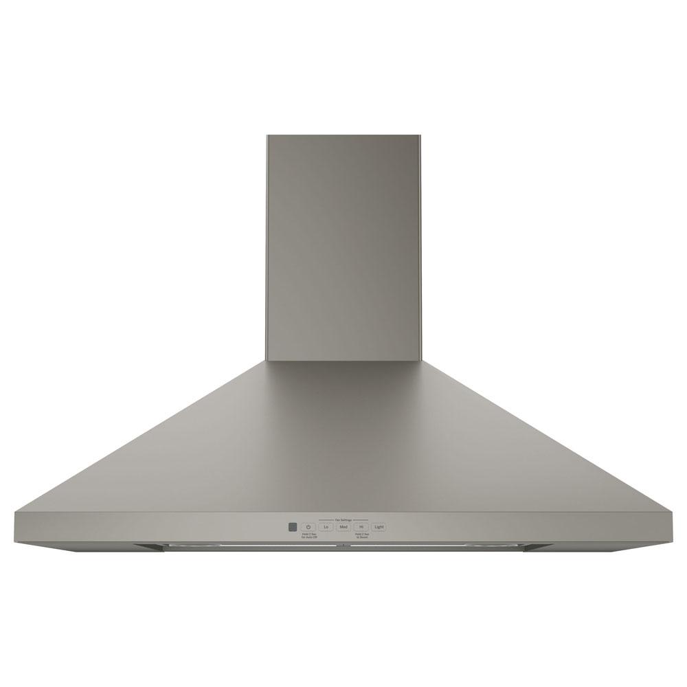 GE - 30 Inch 350 CFM Wall Mount and Chimney Range Vent in Grey - JVW5301EJESC