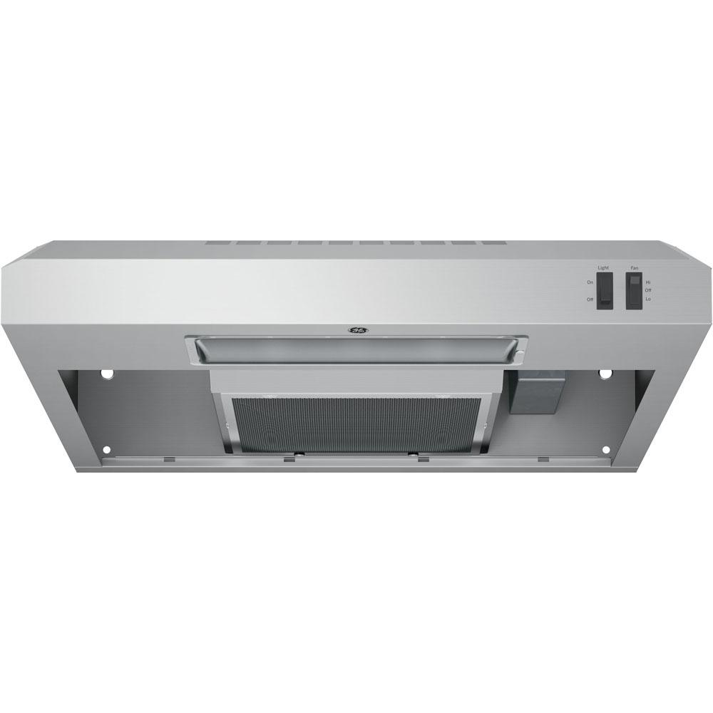 GE - 23.87 Inch 200 CFM Under Cabinet Range Vent in Stainless - JVX3240SJSSC