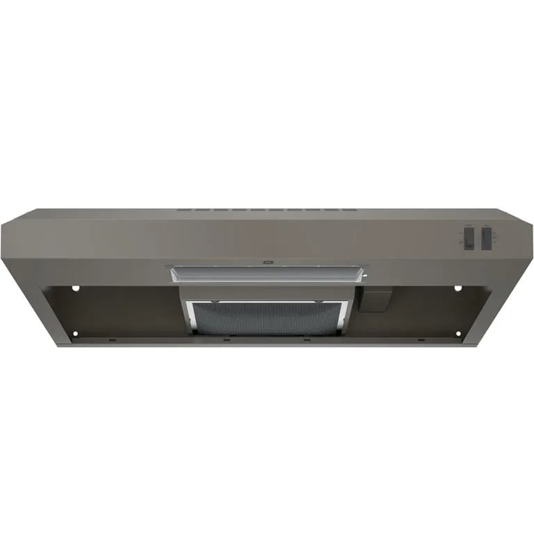 GE - 29.87 Inch 200 CFM Under Cabinet Range Vent in Grey - JVX3300EJESC