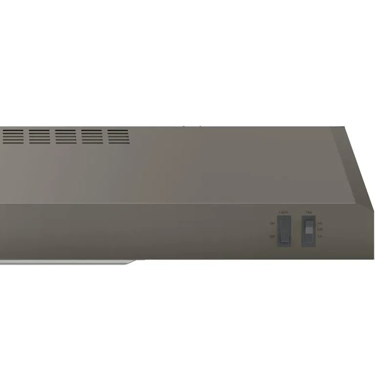 GE - 29.87 Inch 200 CFM Under Cabinet Range Vent in Grey - JVX3300EJESC