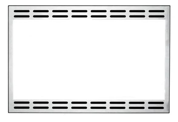 GE - 24" Microwave Trim Kit Accessories in Stainless - JX1124STC