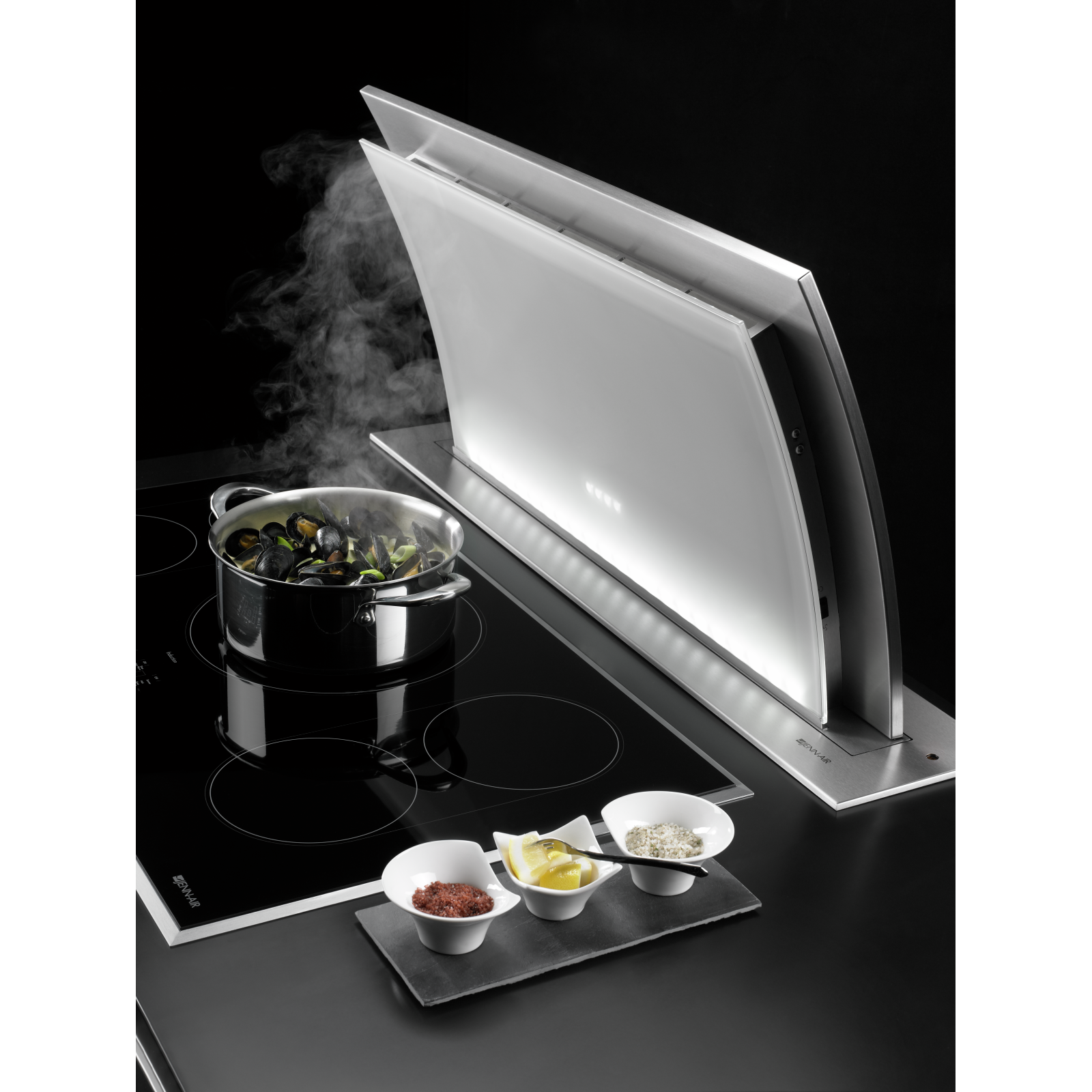 JennAir - 40.75 Inch 1200 CFM Downdraft Vent in Stainless - JXD7836BS