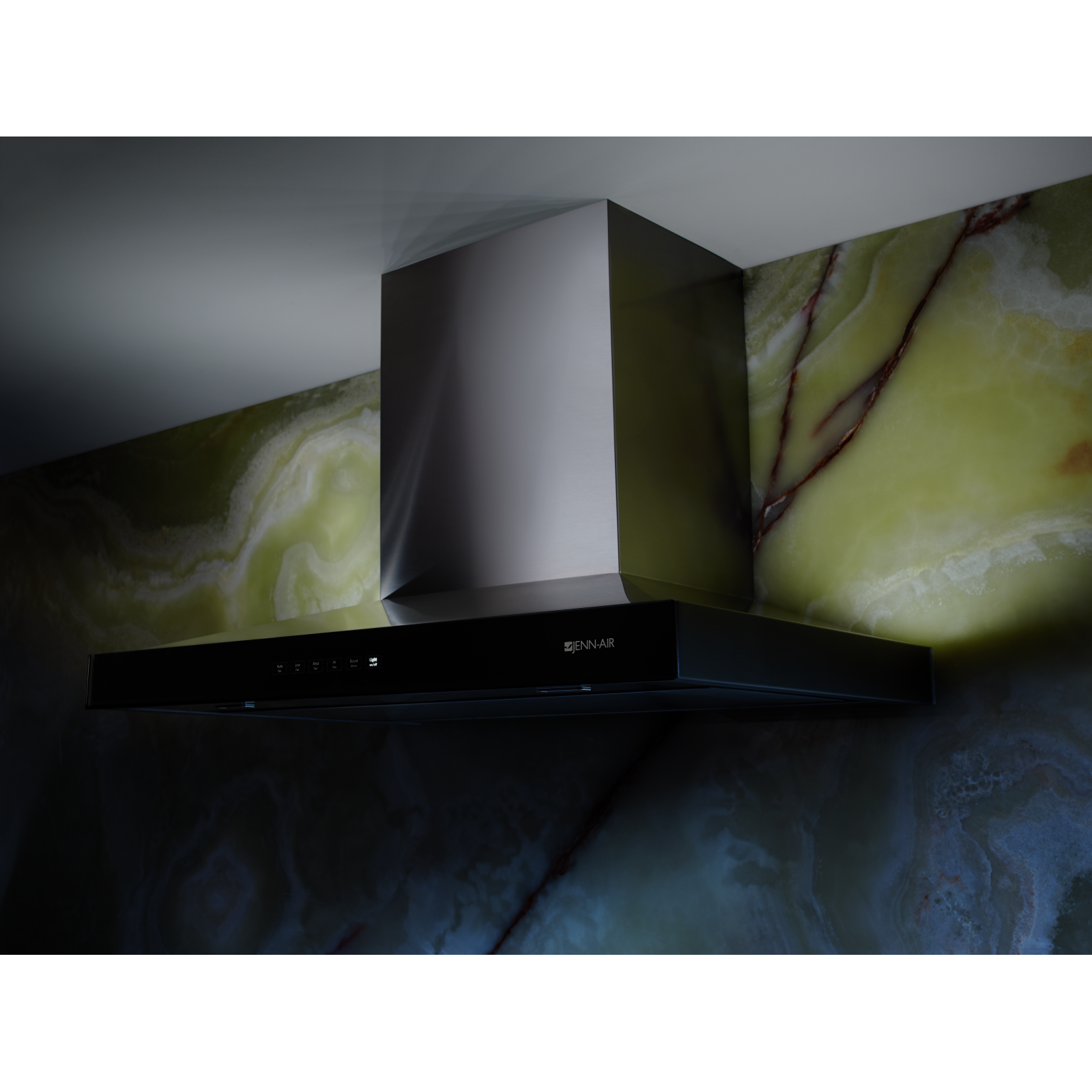 JennAir - 30 Inch 600 CFM Wall Mount and Chimney Range Vent in Stainless - JXW8530DS