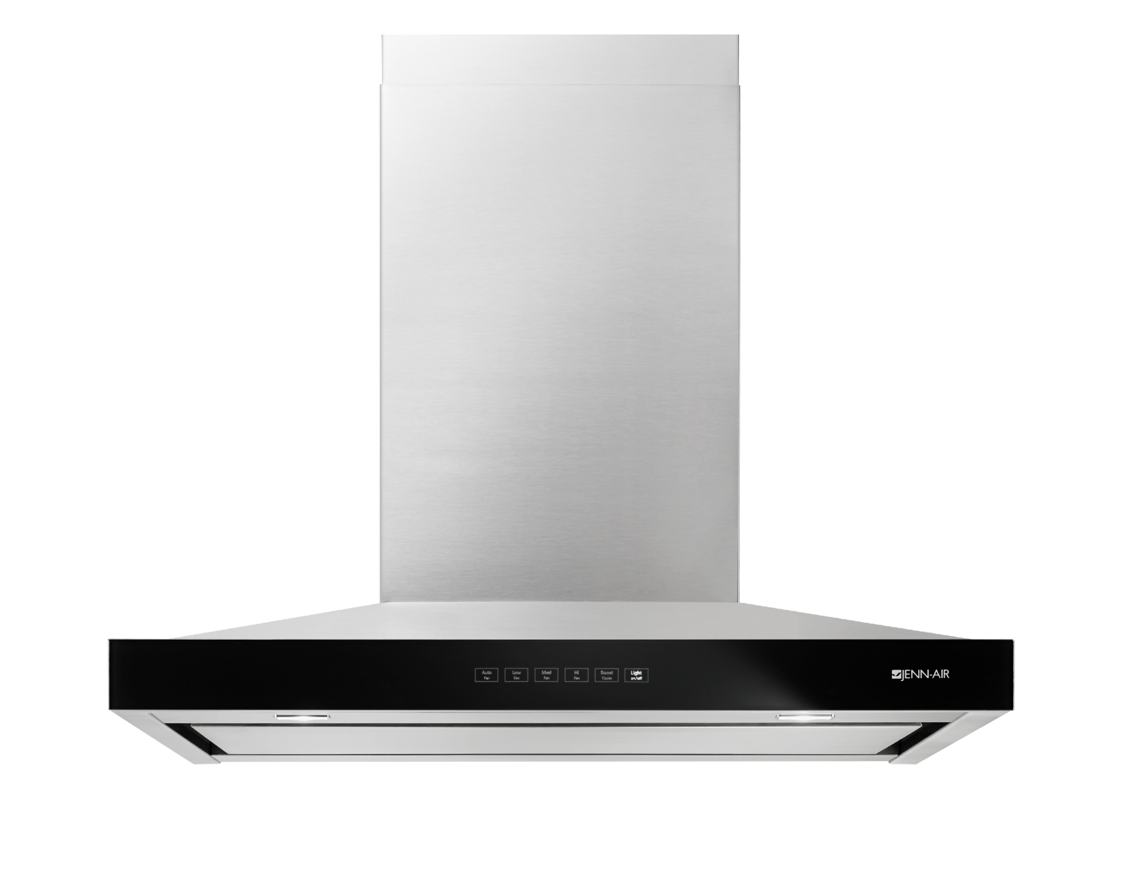 JennAir - 36 Inch 600 CFM Wall Mount and Chimney Range Vent in Stainless - JXW8536DS