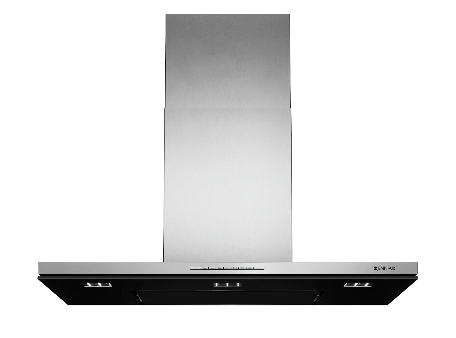 JennAir - 36 Inch 600 CFM Wall Mount and Chimney Range Vent in Stainless - JXW8936DS