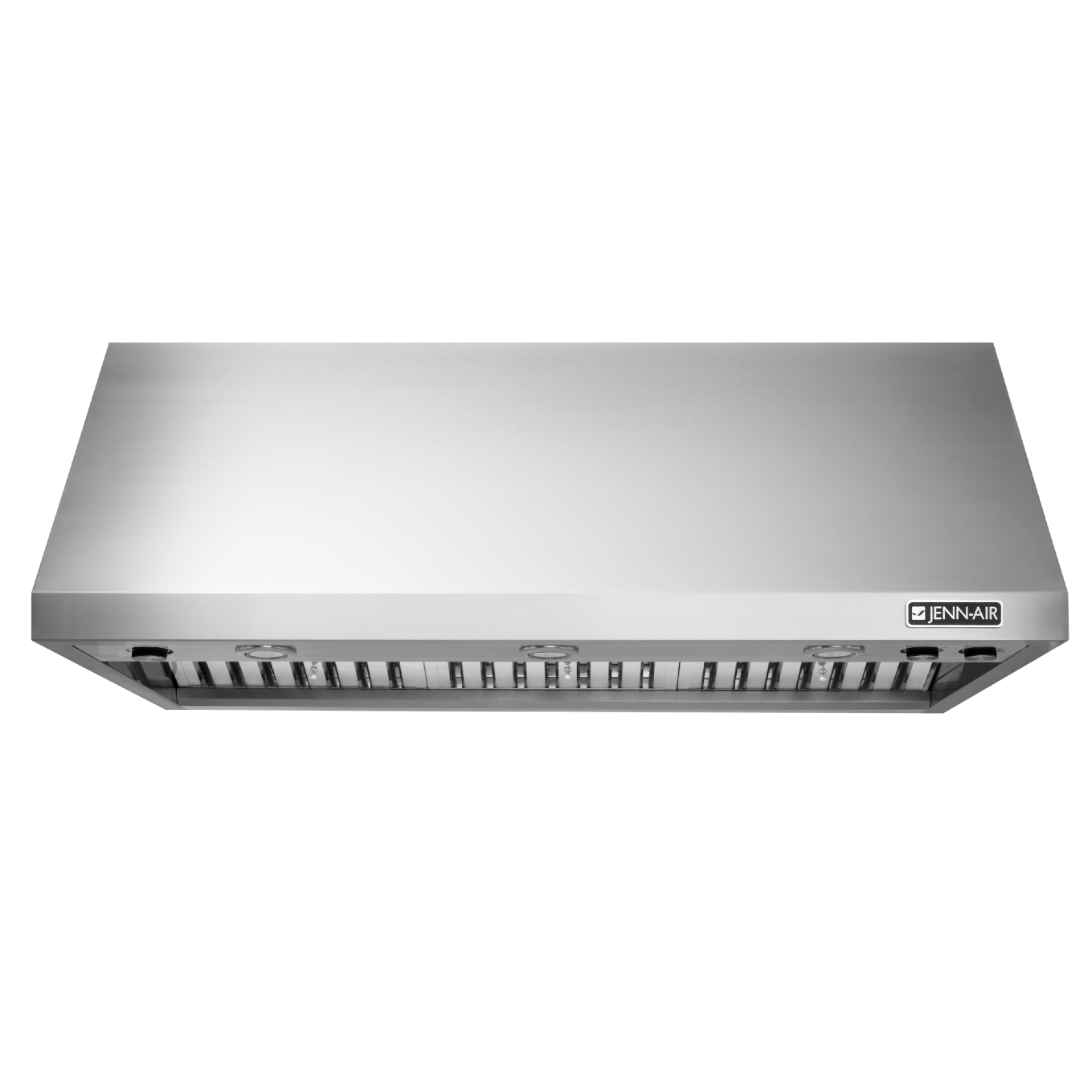 JennAir - 48 Inch 1200 CFM Wall Mount and Chimney Range Vent in Stainless - JXW9048WP