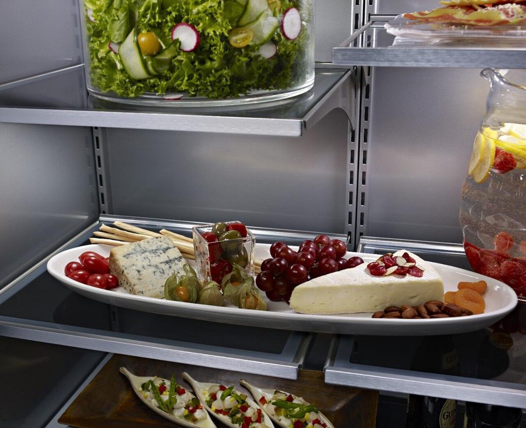 KitchenAid - 35.25 Inch 20.86 cu. ft Built In / Integrated Bottom Mount Refrigerator in Stainless - KBBR306ESS