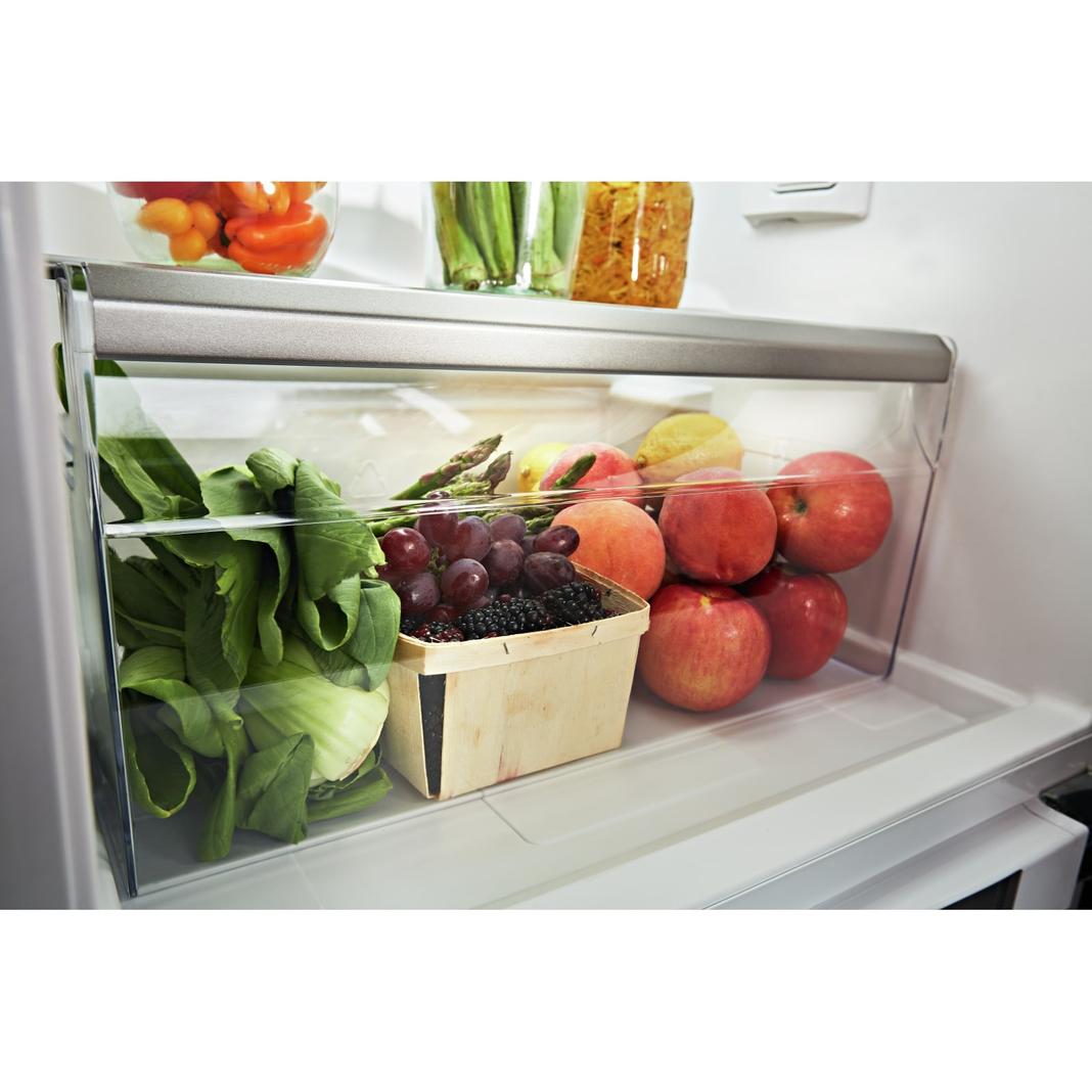 KitchenAid - 21.4 Inch 10 cu. ft Built In / Integrated Bottom Mount Refrigerator in Panel Ready - KBBX104EPA