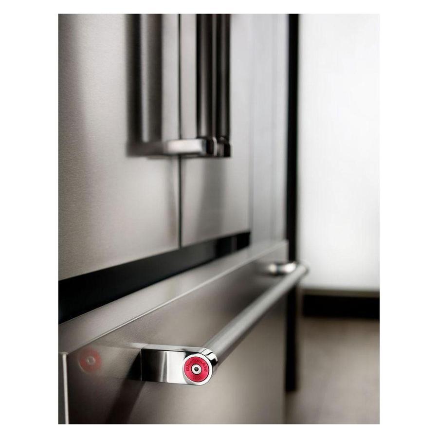 KitchenAid - 42.3 Inch 24.2 cu. ft Built In / Integrated French Door Refrigerator in Stainless - KBFN502ESS