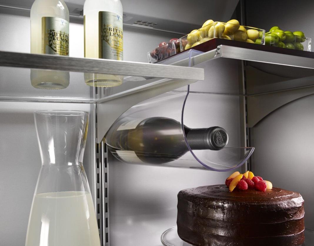 KitchenAid - 36.25 Inch 20.81 cu. ft French Door Refrigerator in Stainless - KBFN506ESS