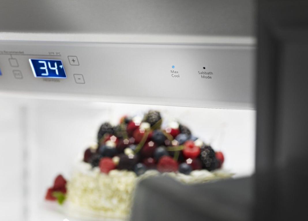 KitchenAid - 48.3 Inch 29.5 cu. ft Side by Side Refrigerator in Stainless - KBSD618ESS