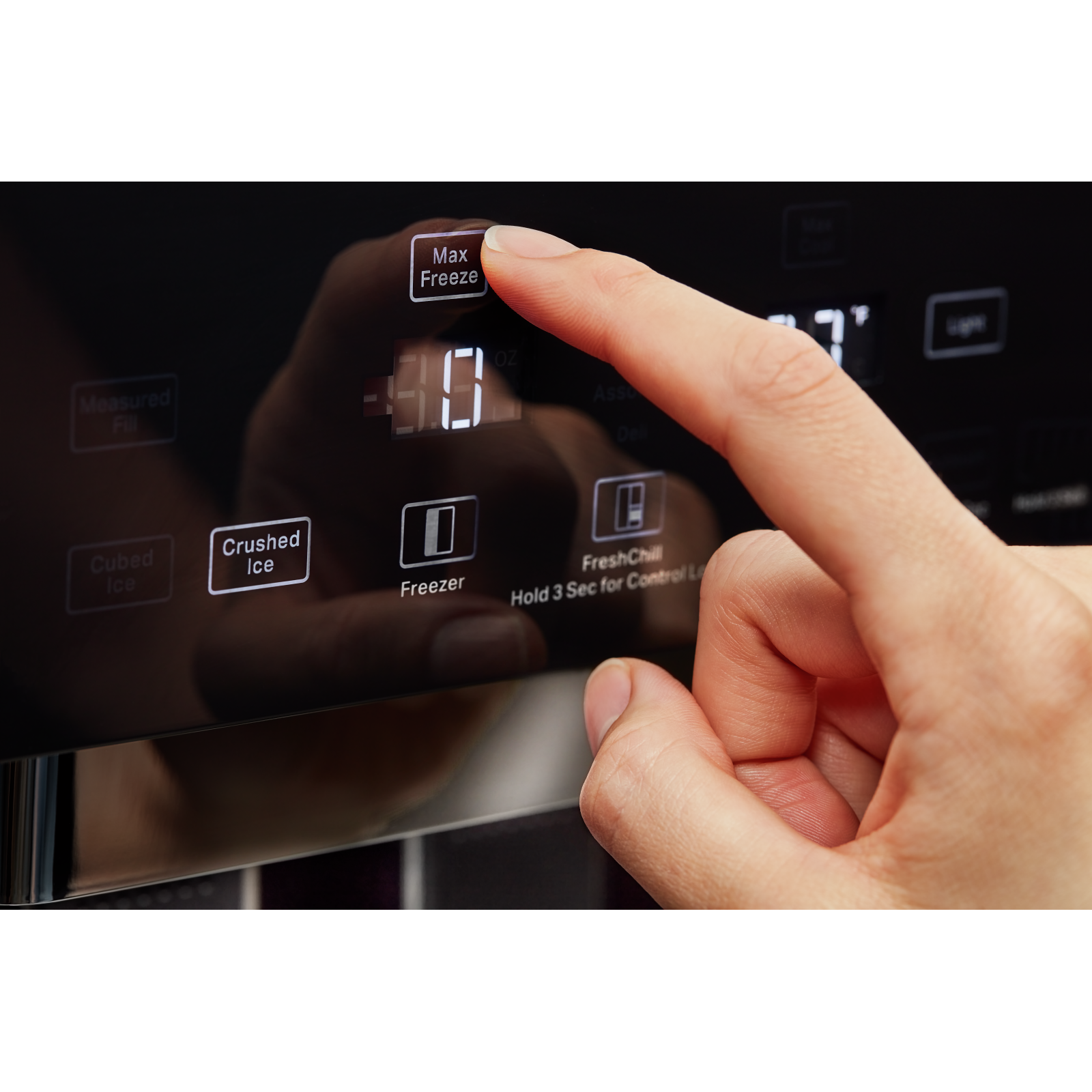 KitchenAid - 41.25 Inch 25.1 cu. ft Side-by-Side Refrigerator in Stainless - KBSD702MSS