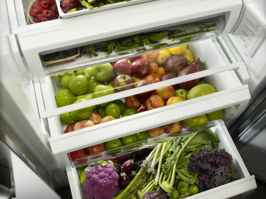 KitchenAid - 48.25 Inch 30 cu. ft Side by Side Refrigerator in Stainless - KBSN608ESS