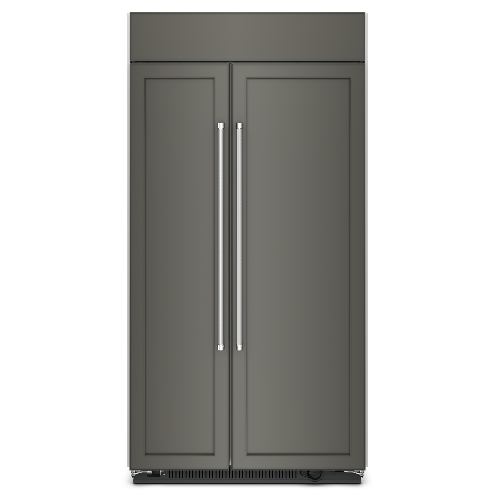 KitchenAid - 41.25 Inch 25.5 cu. ft Side-by-Side Refrigerator in Panel Ready - KBSN702MPA