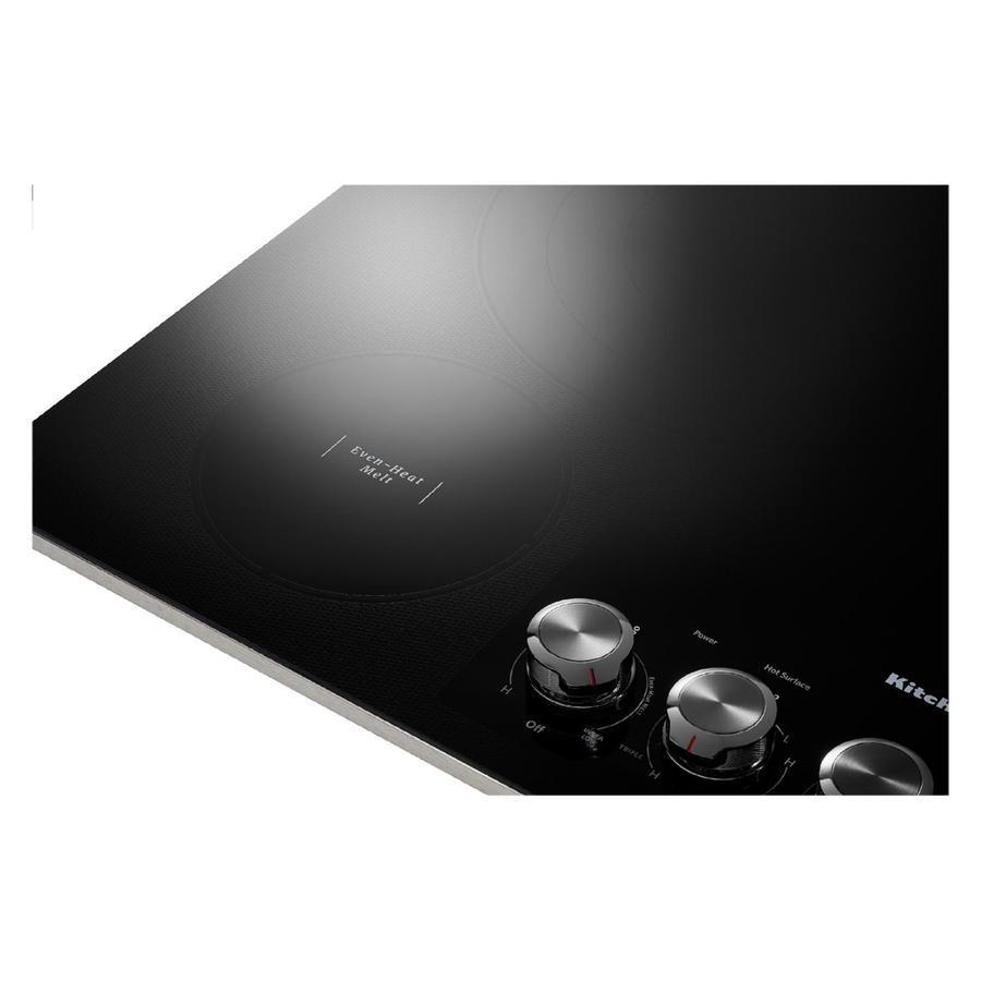 KitchenAid - 35.8 inch wide Electric Cooktop in Stainless - KCES556HSS