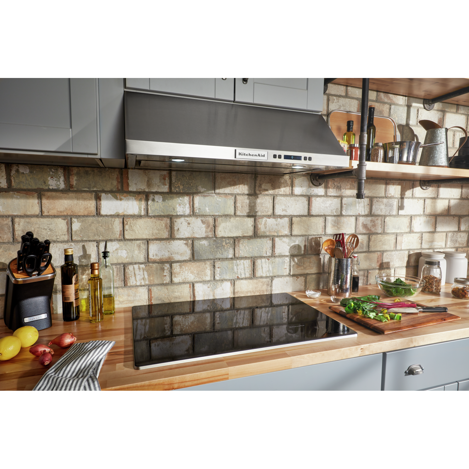 KitchenAid - 29 inch wide Electric Cooktop in Stainless - KCES950KSS