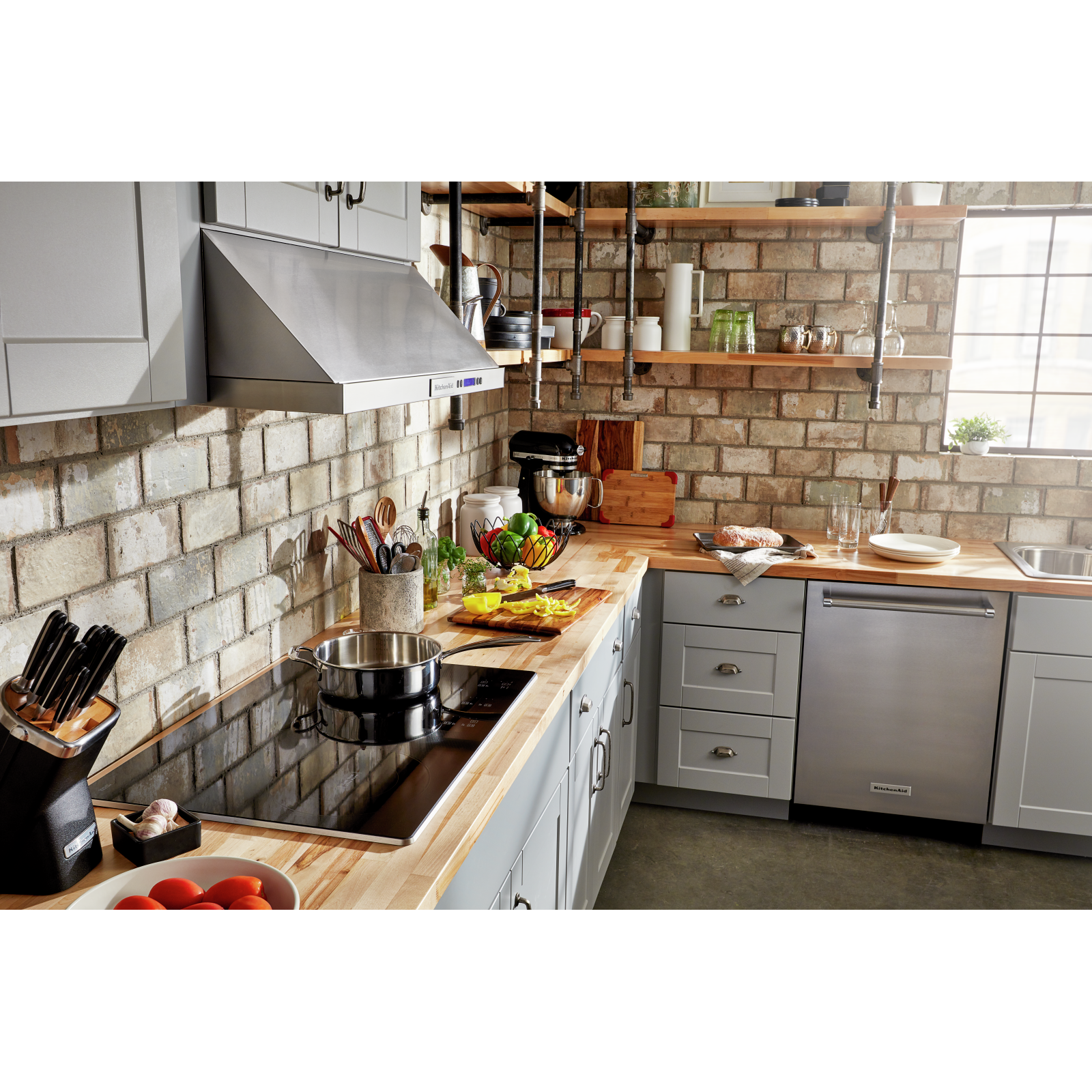 KitchenAid - 29 inch wide Electric Cooktop in Stainless - KCES950KSS