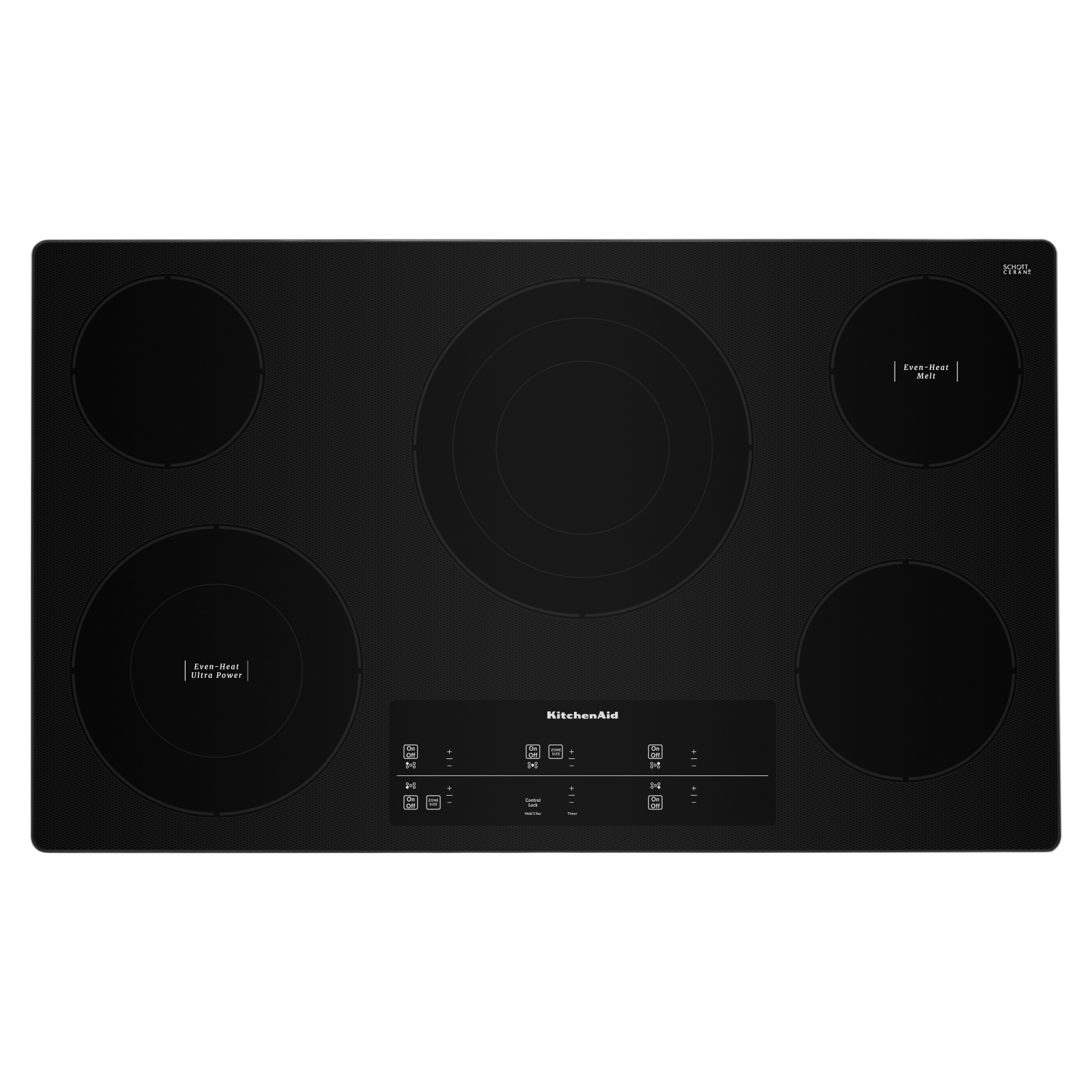 KitchenAid - 34.4 inch wide Electric Cooktop in Stainless - KCES956KSS