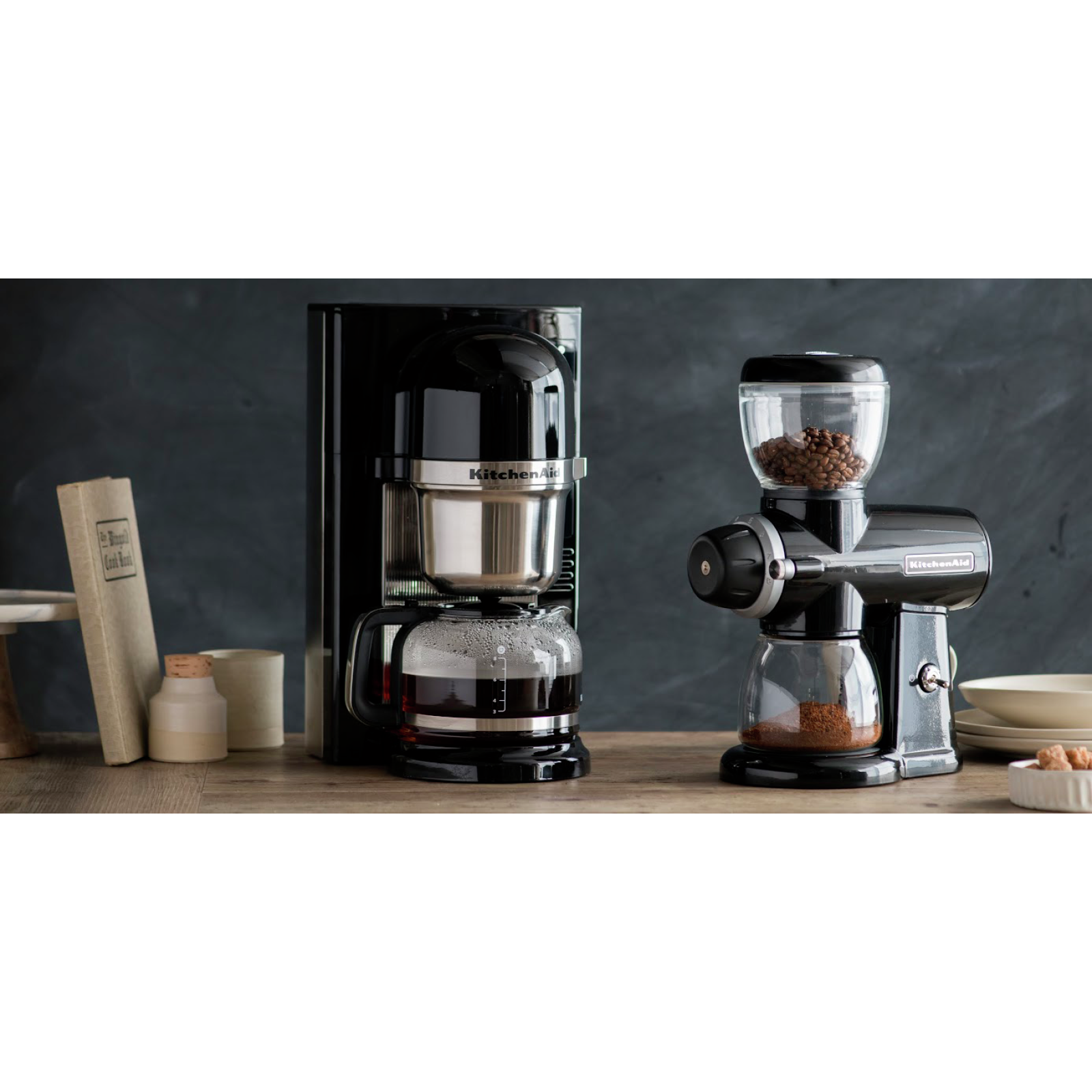 KitchenAid - Countertop Coffee Grinder in Black - KCG0702OB