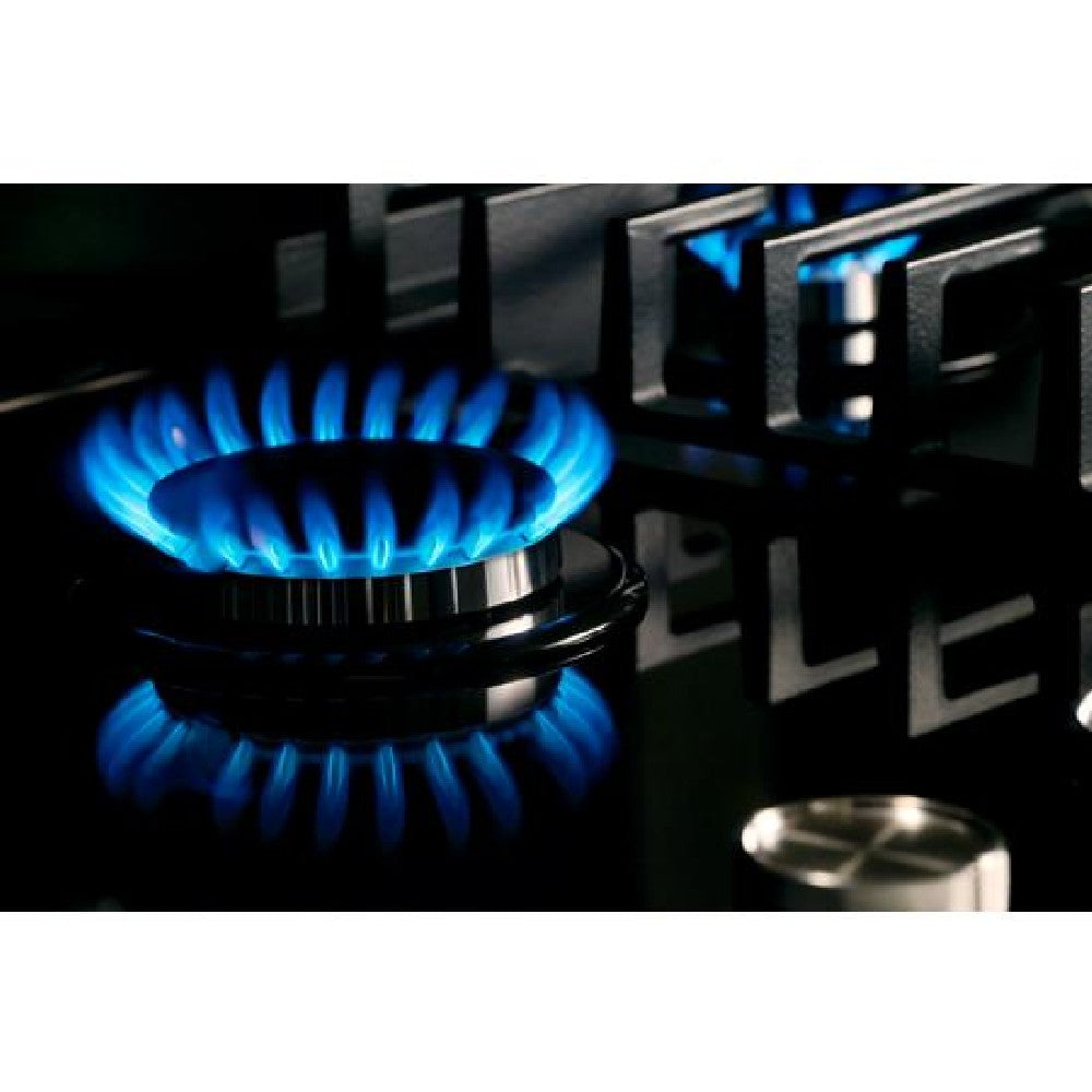 KitchenAid - 30.4 Inch Gas Cooktop in Black - KCGG530PBL