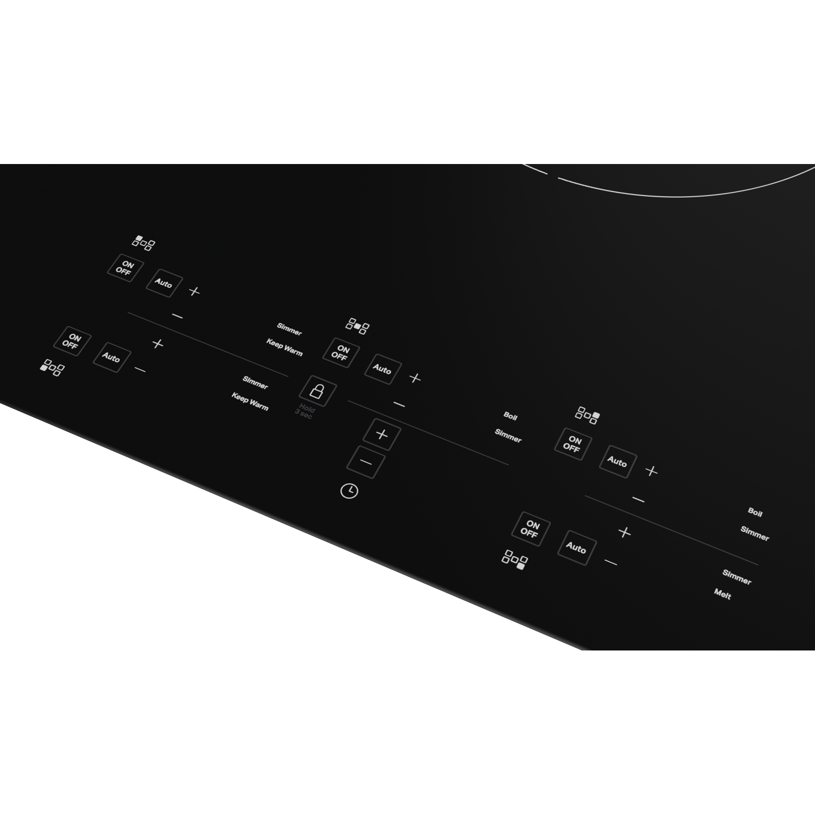 KitchenAid - 30.75 inch wide Induction Cooktop in Black - KCIG550JBL