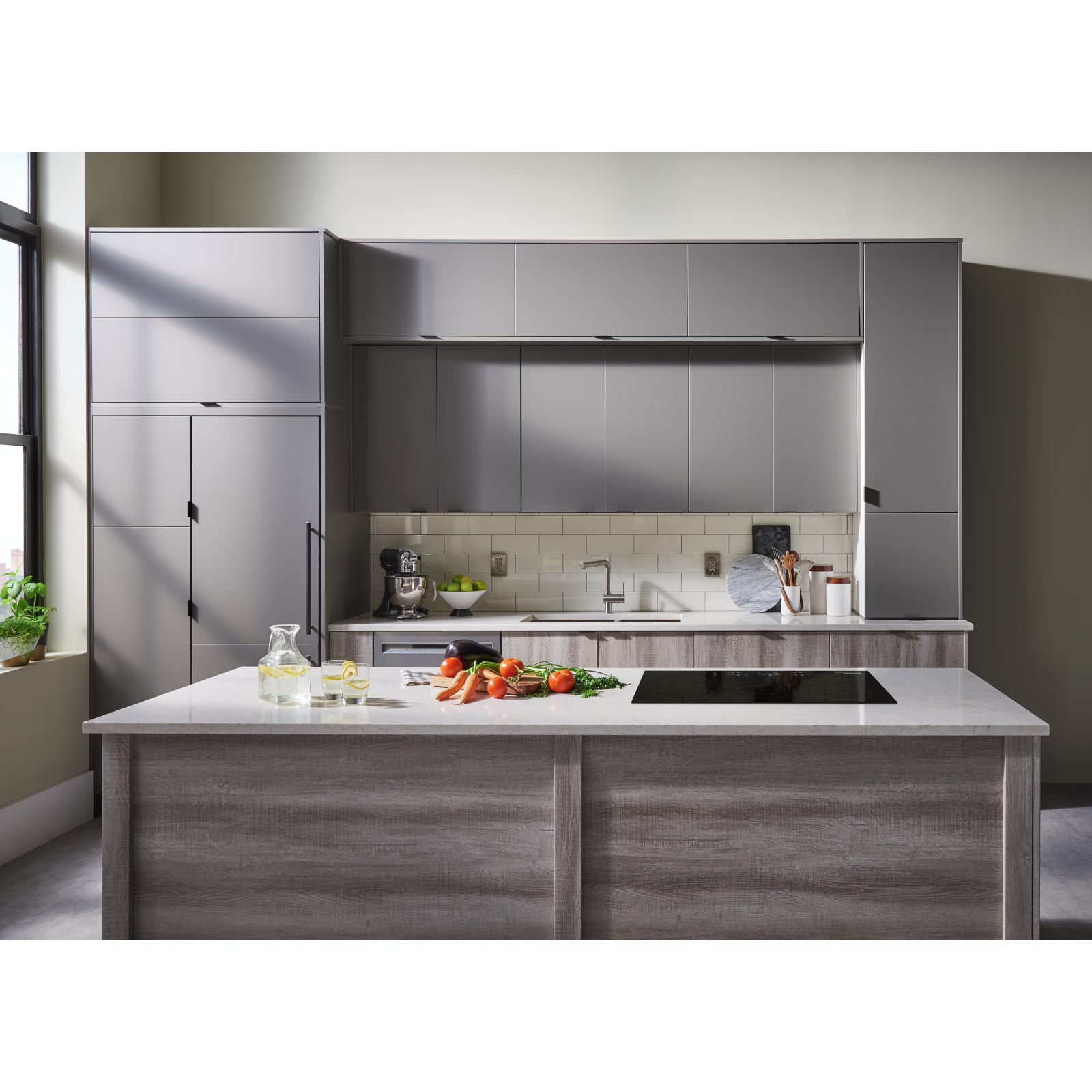 KitchenAid - 30.75 inch wide Induction Cooktop in Black - KCIG550JBL