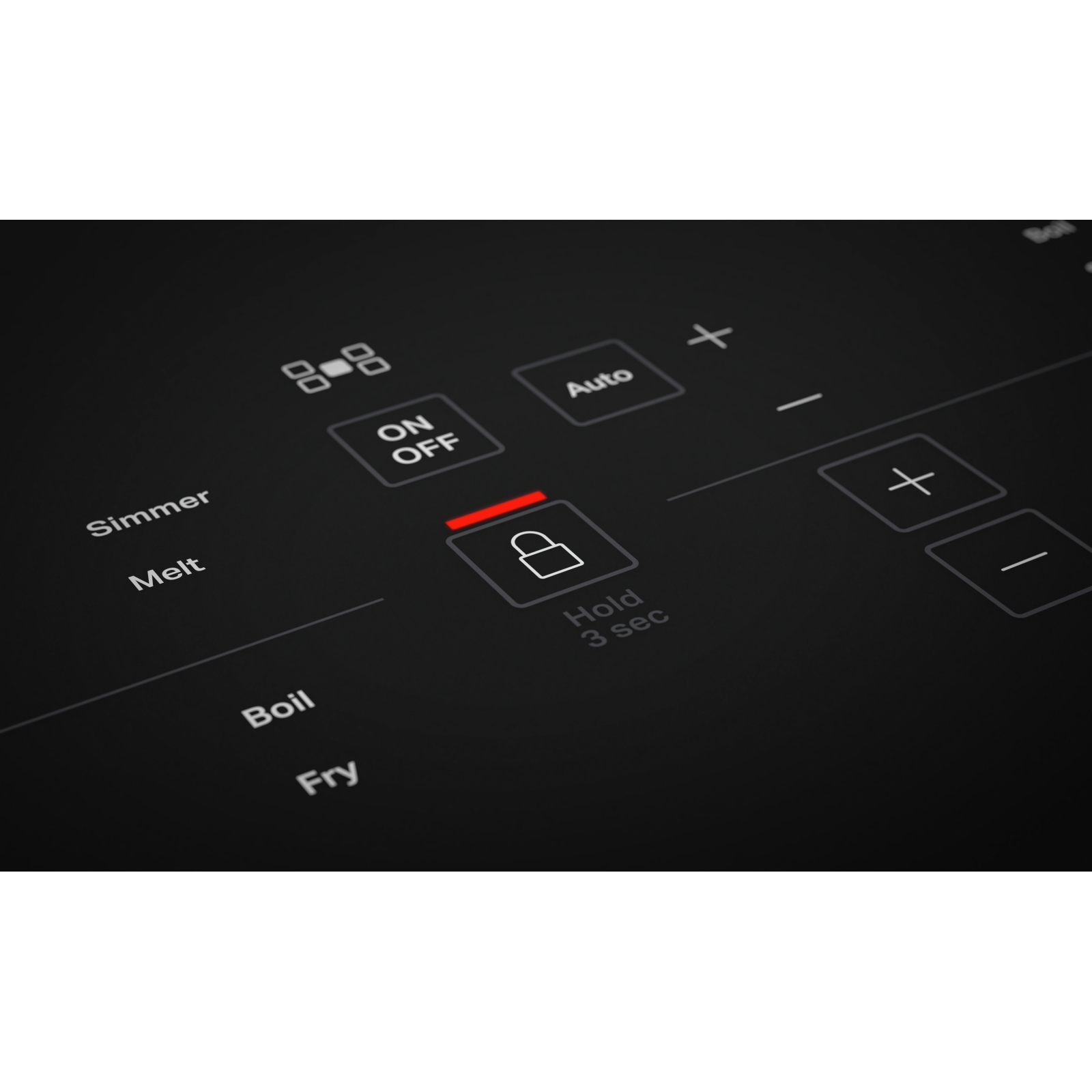 KitchenAid - 35.5625 inch wide Induction Cooktop in Black - KCIG556JBL