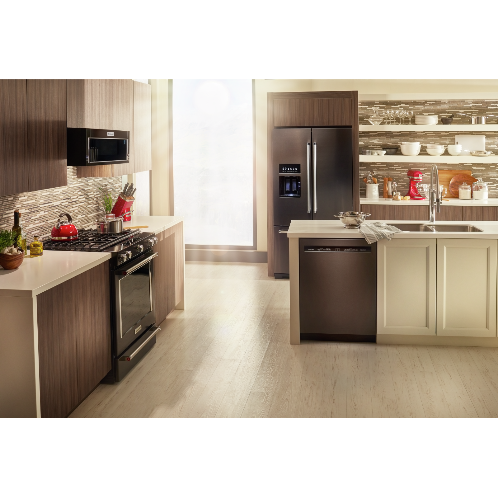 KitchenAid - 46 dBA Built In Dishwasher in Black Stainless - KDFE104HBS