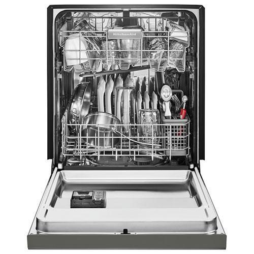 KitchenAid - 46 dBA Built In Dishwasher in Stainless - KDFE104HPS