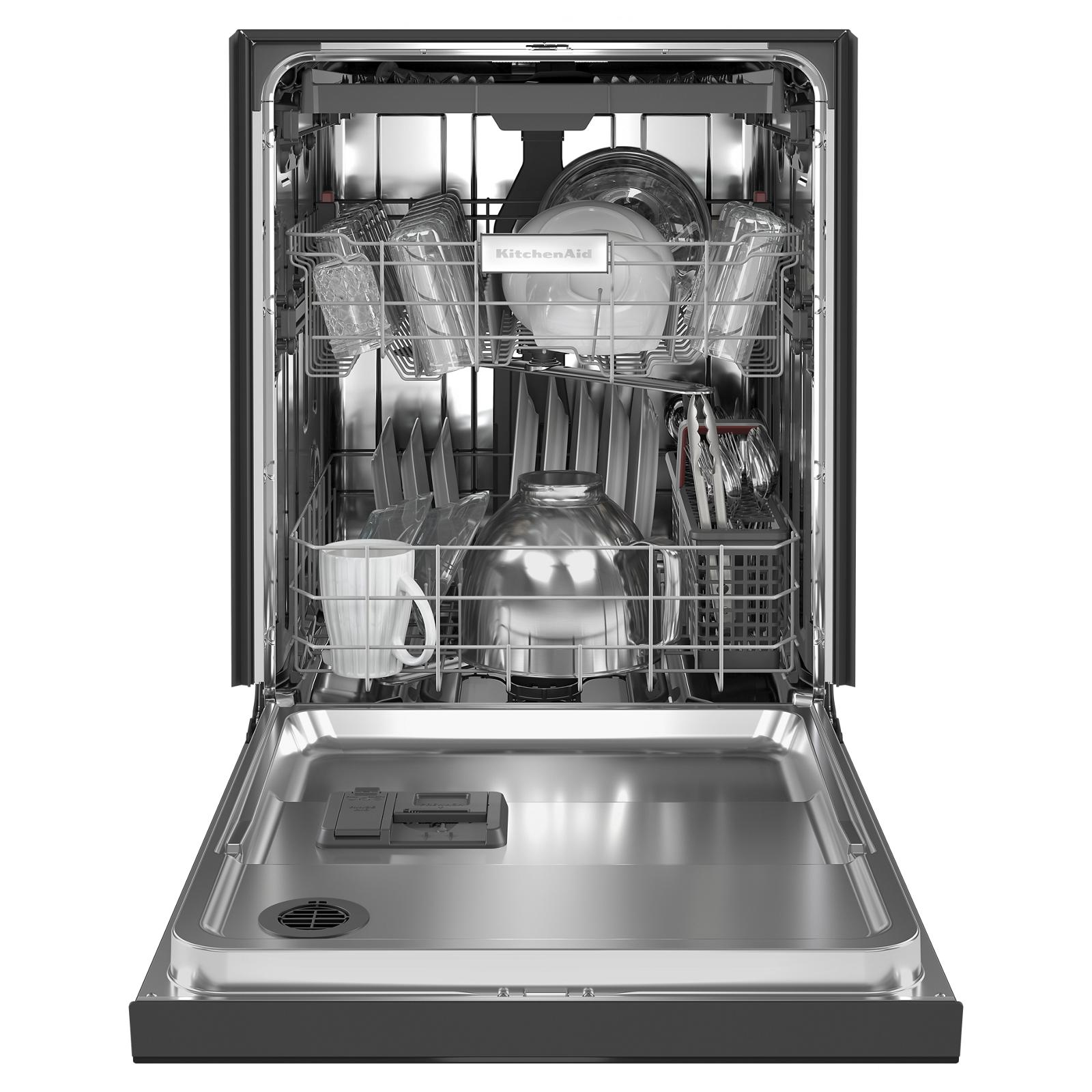 KitchenAid - 39 dBA Built In Dishwasher in Black - KDFE204KBL