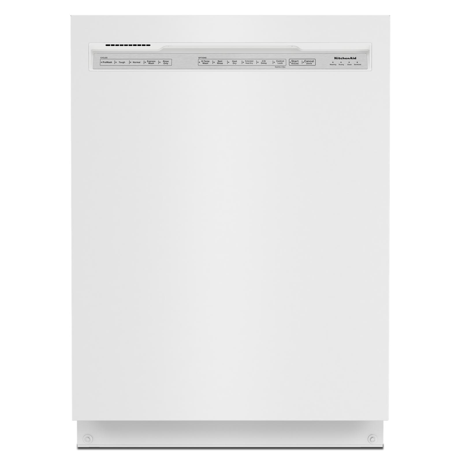 KitchenAid - 39 dBA Built In Dishwasher in White - KDFE204KWH