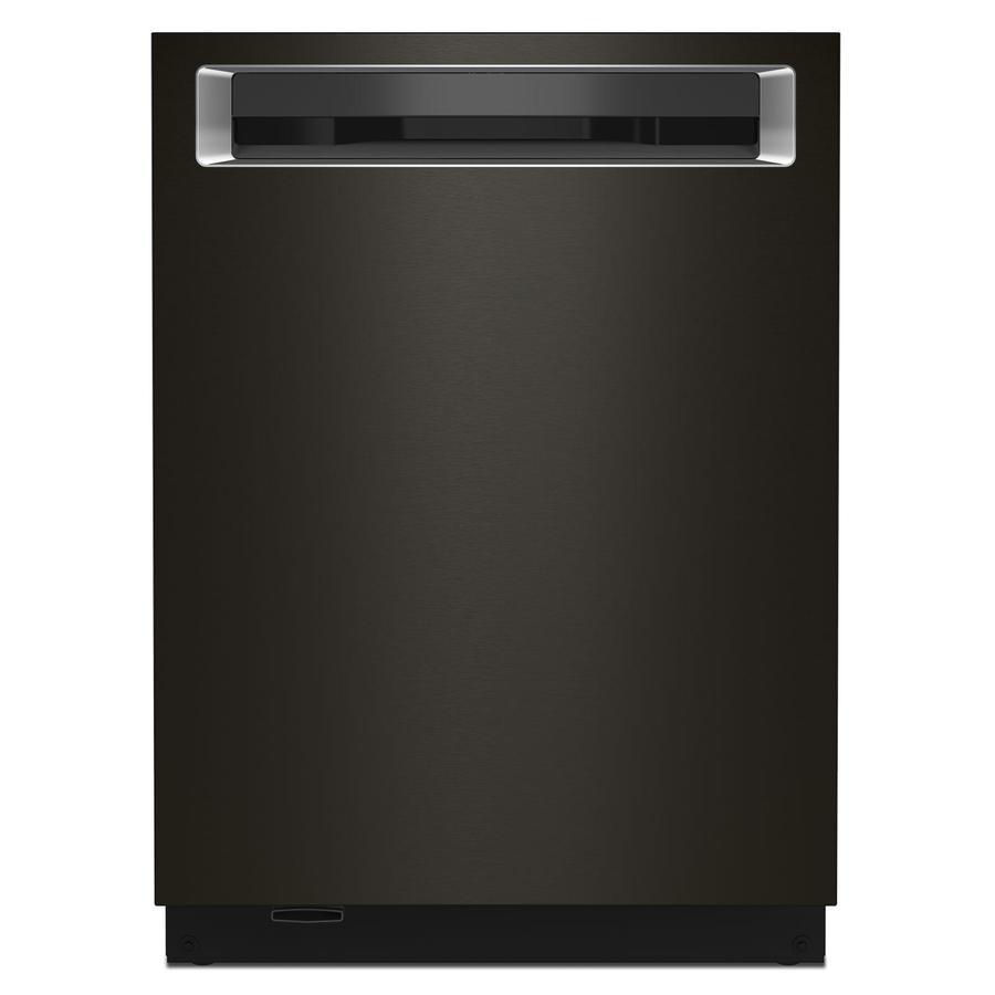 KitchenAid - 44 dBA Built In Dishwasher in Black Stainless - KDPM604KBS