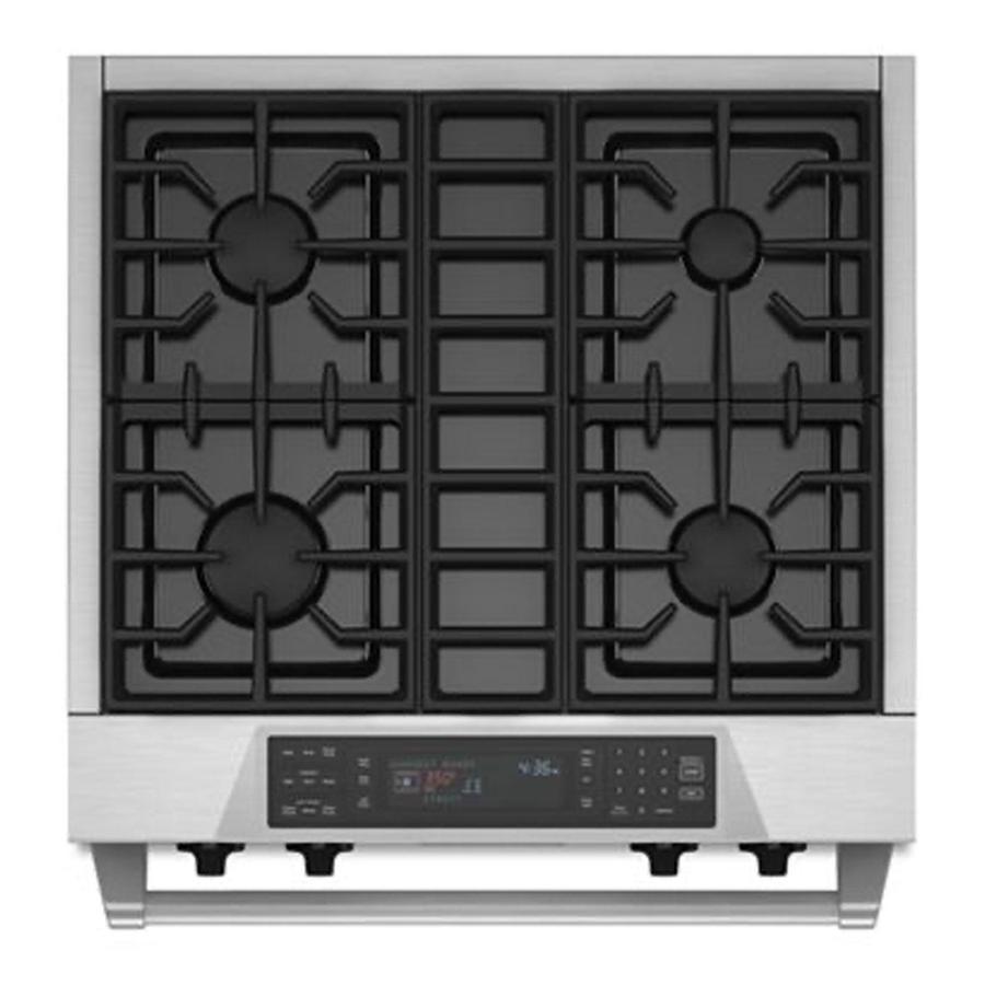 KitchenAid - 4.1 cu. ft Duel Fuel Range in Stainless - KDRS407VSS