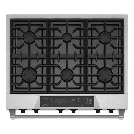 KitchenAid - 5.1 cu. ft Duel Fuel Range in Stainless Steel - KDRS467VSS