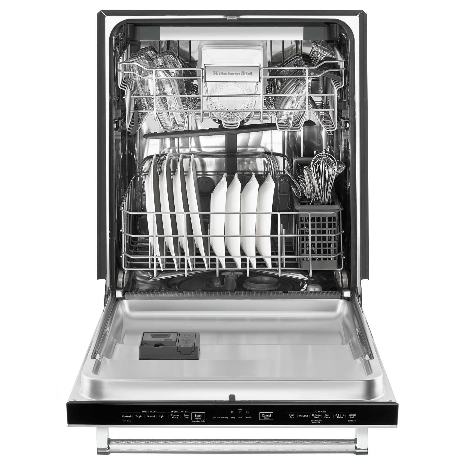 KitchenAid - 46 dBA Built In Dishwasher in Stainless - KDTE204ESS