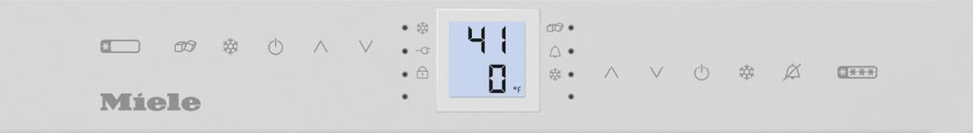 Miele - 29.625 Inch 16 cu. ft Bottom Mount Refrigerator in Stainless - KFN 15943 DE