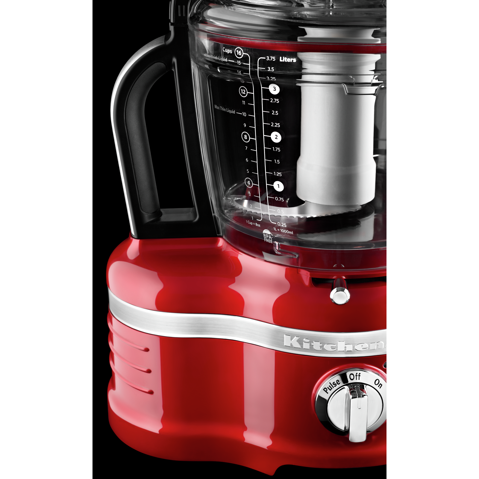 KitchenAid - 16 Cup Food Processor in Red - KFP1642CA