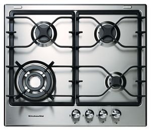 KitchenAid - 23.25 inch wide Gas Cooktop in Stainless - KGCK346BSS