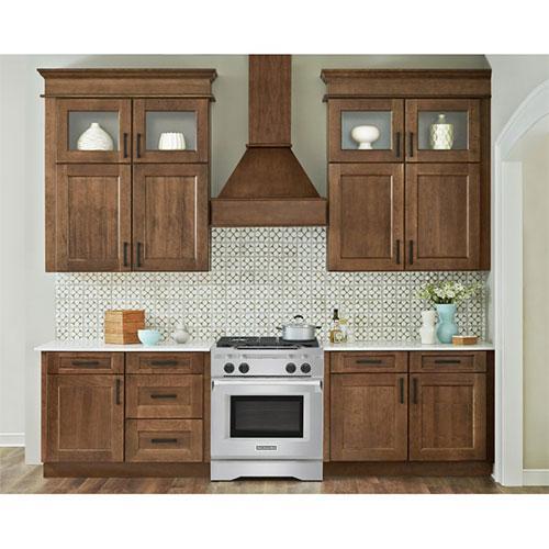 KitchenAid - 29.9375 Inch Gas Cooktop in Stainless - KGCU407VSS