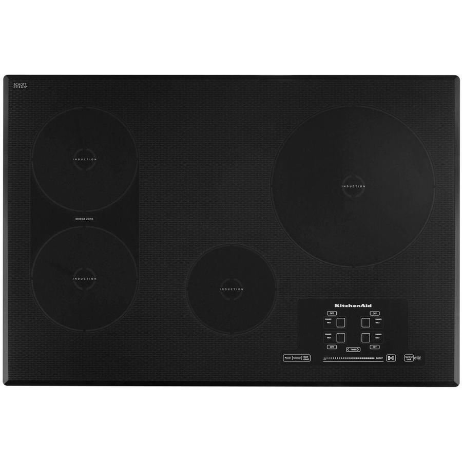 KitchenAid - 30 inch wide Induction Cooktop in Black - KICU509XBL