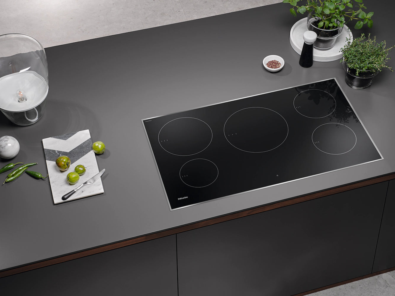 Miele - 36.1 Inch Induction Cooktop in Stainless - KM 7740 FR