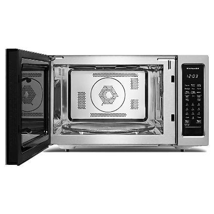 KitchenAid - 1.5 cu. Ft Counter top Microwave in Stainless Steel - KMCC5015GSS