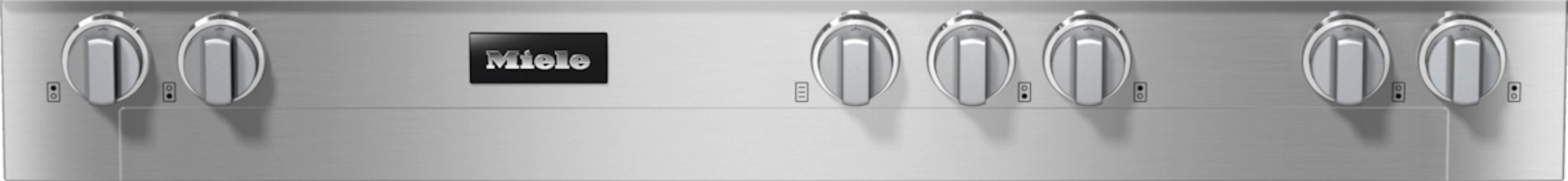 Miele - 48 Inch Gas Cooktop in Stainless - KMR 1355-3 G GR