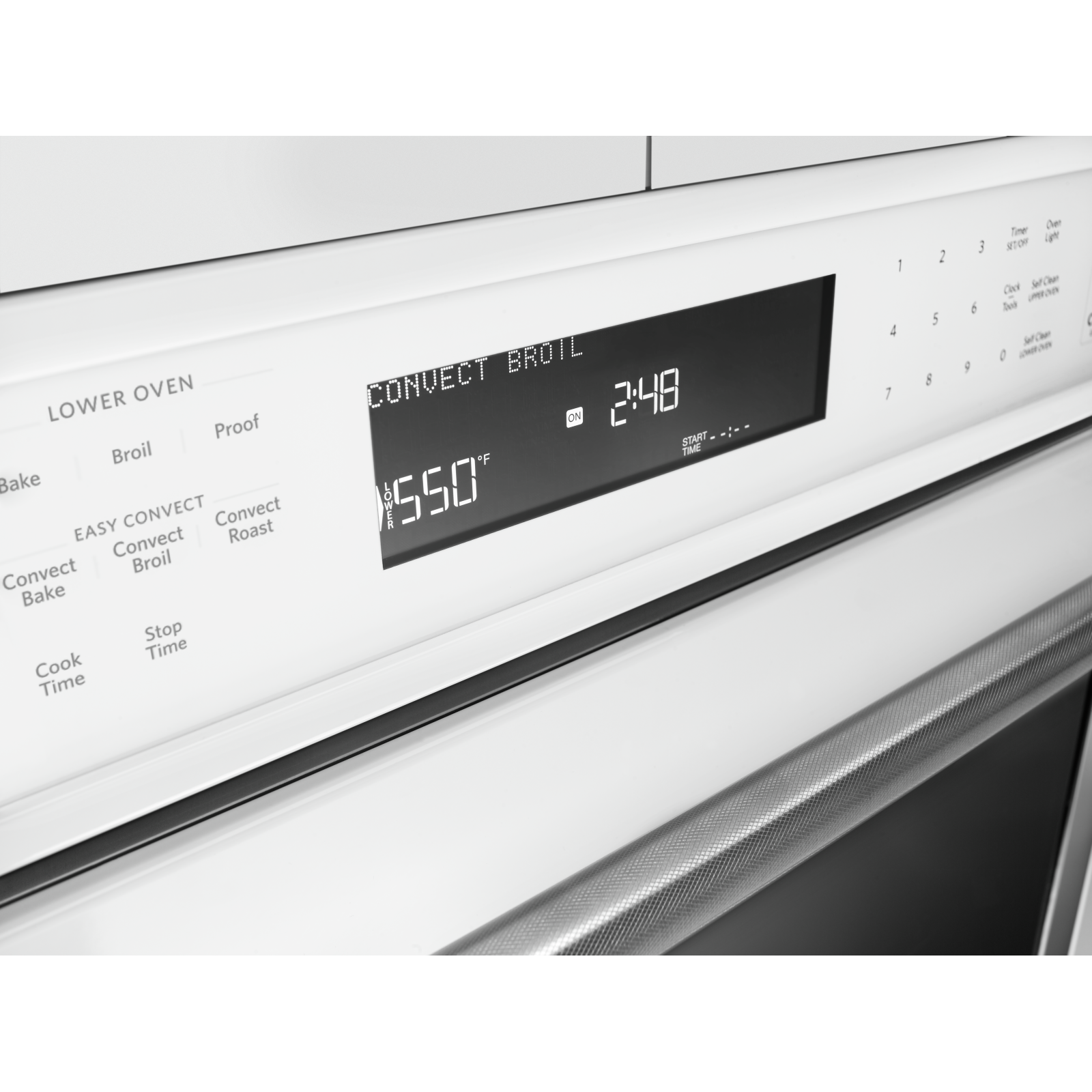 KitchenAid - 10 cu. ft Double Wall Oven in White - KODE500EWH