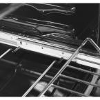 KitchenAid - 5 cu. ft Single Wall Oven in Black Stainless Steel with PrintShield Finish - KOSE500EBS