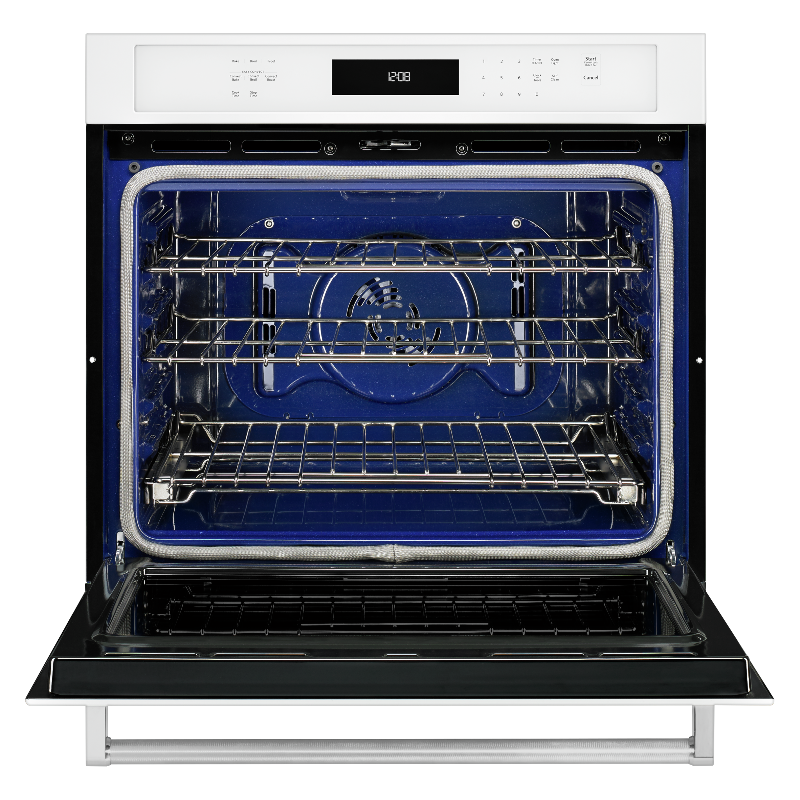 KitchenAid - 5 cu. ft Single Wall Oven in White - KOSE500EWH