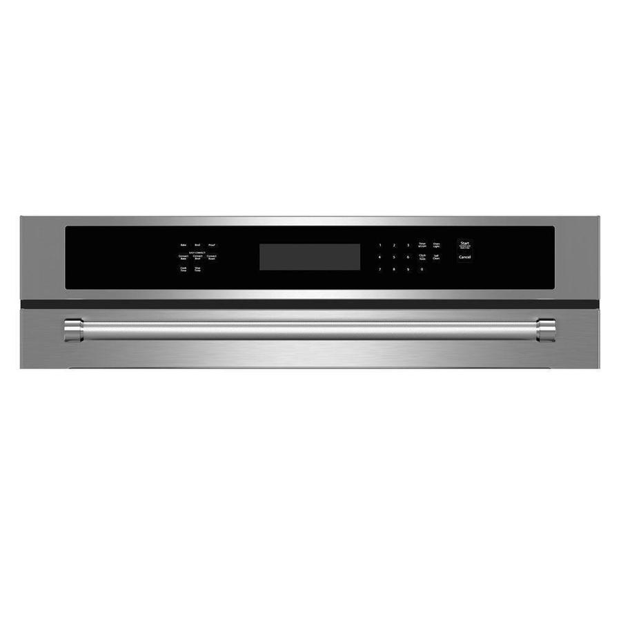 KitchenAid - 4.3 cu. ft Single Wall Oven in Stainless - KOSE507ESS