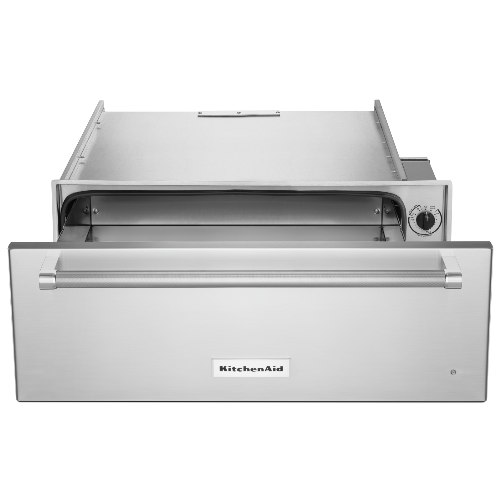 KitchenAid - 1.3 cu. ft Warming Drawer Wall Oven in Stainless - KOWT107ESS