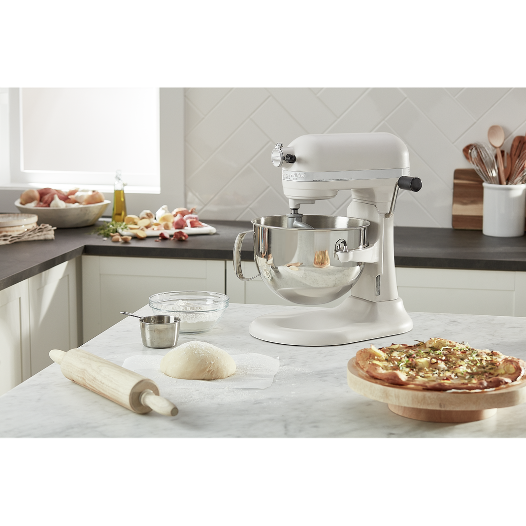 KitchenAid - 6 Quarts Bowl Lift Mixer in Cream - KP26M1XMH